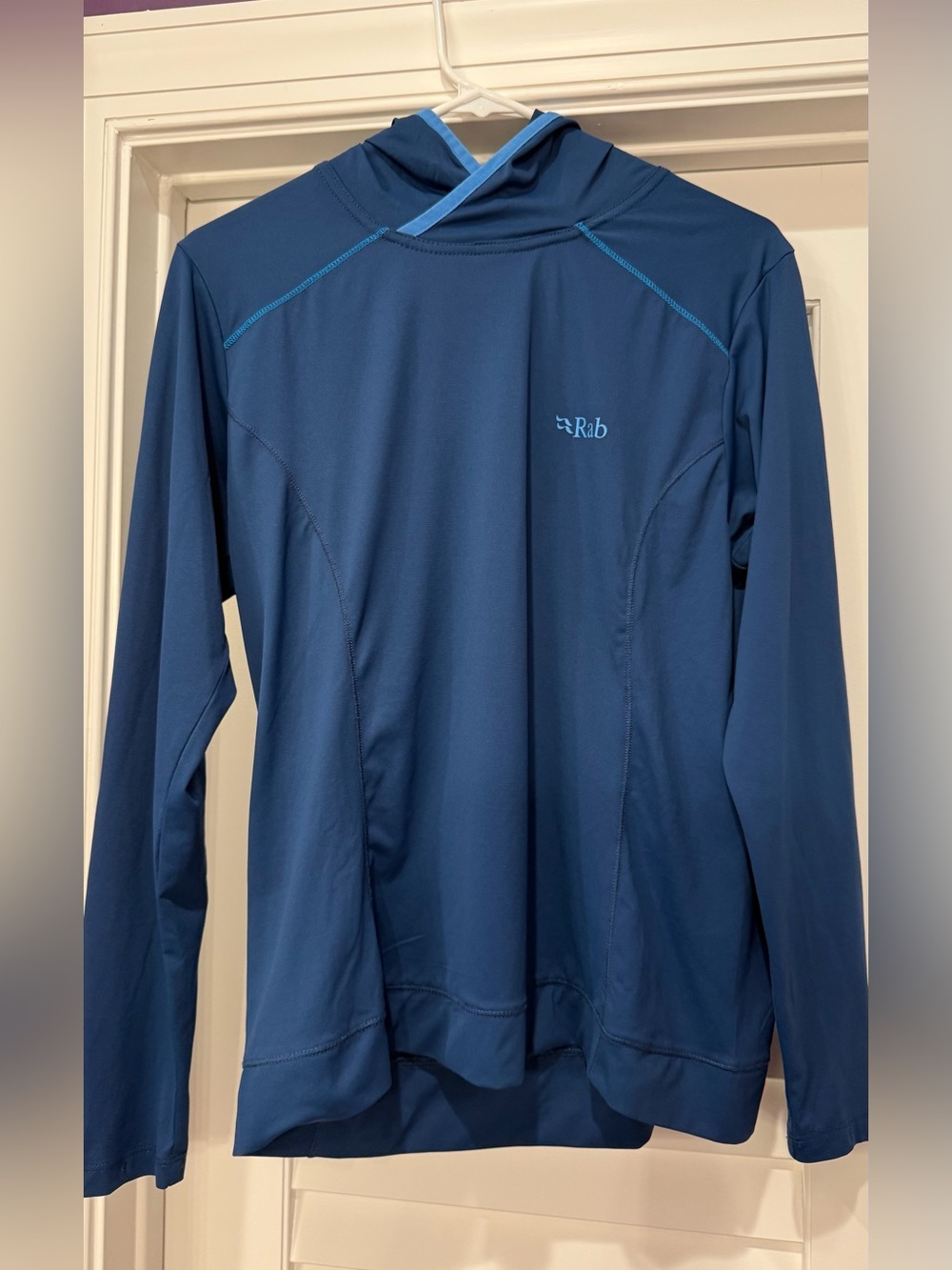 Rab Women's Force Hoody in Nightfall Blue EUC size L